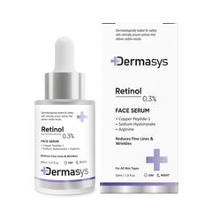 Dermasys Retinol Face Serum for wrinkles and fine lines