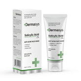 derma salicylic acid face wash for clear skin and acne control