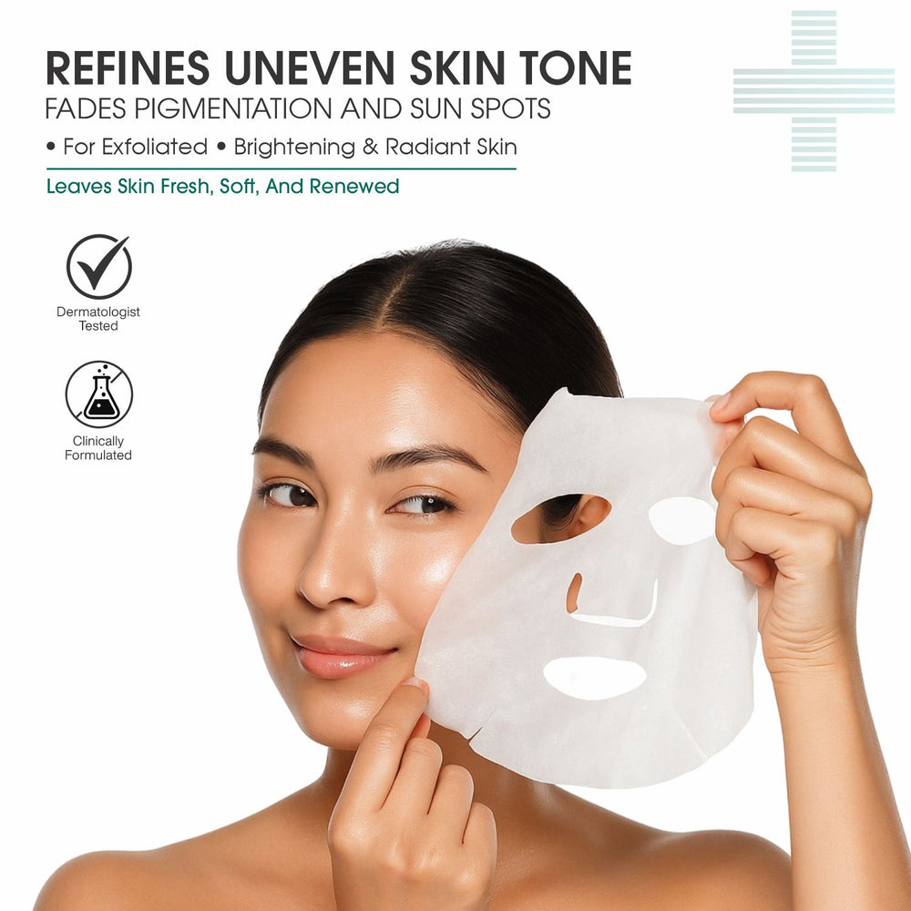AHA BHA Sheet Mask for pore cleansing and blackhead removal – Dermasys Glycolic Acid 25ml