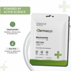 Deeply hydrating sheet mask by Dermasys to support skin barrier repair and lock in moisture.