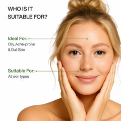 Applying the Dermasys 5% Niacinamide Face Sheet Mask for a quick pre-makeup glow and clear skin.