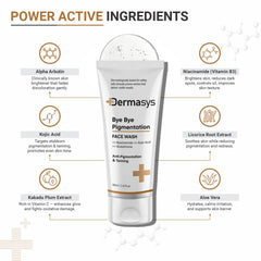 Anti-pigmentation face wash with Niacinamide and Kojic Acid for brighter-looking skin