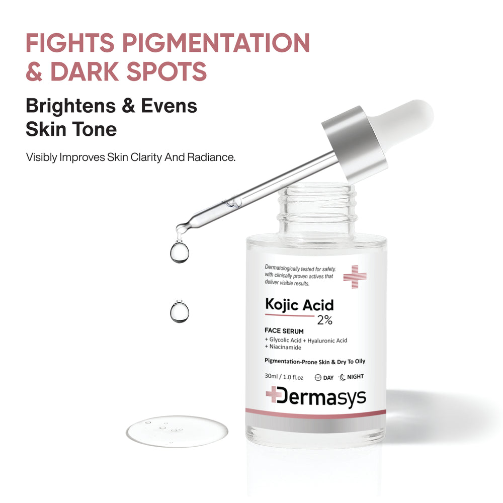 Derma Kojic Acid Face Serum 30ml – 2% Kojic Acid Serum for Pigmentation and Dark Spots