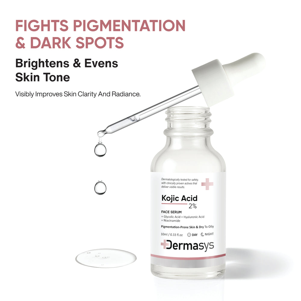 Derma Kojic Acid Serum 10ml – 2% Kojic Acid Face Serum for Pigmentation and Dark Spots