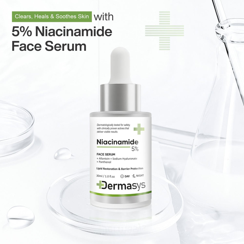Derma Niacinamide Serum 30ml β 5% Niacinamide Face Serum for Acne Marks & Dark Spots