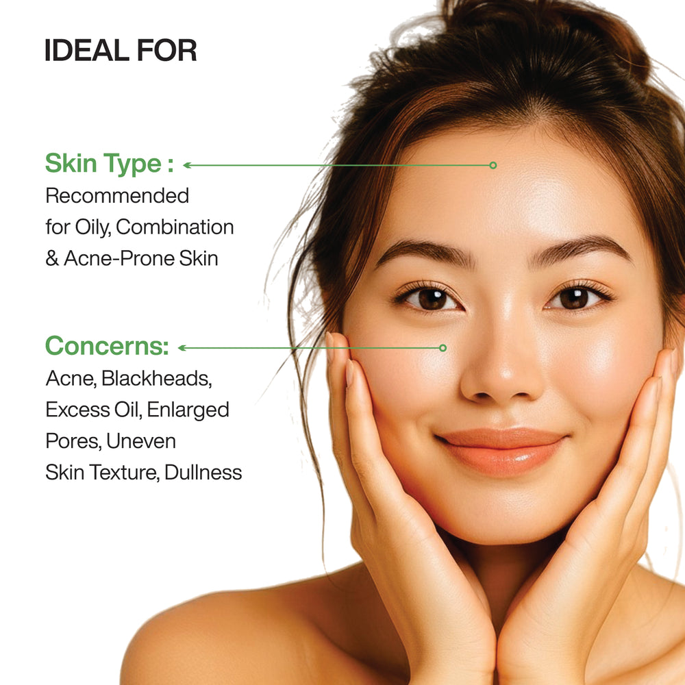Dermasys face serum for open pores, acne marks and smoother-looking skin texture