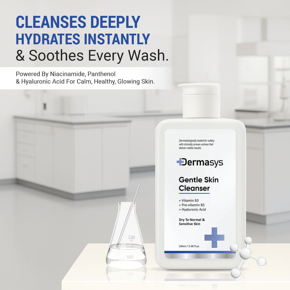 Dermasys Gentle Skin Cleanser for gentle daily face cleansing