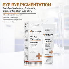 Derma Pigmentation Face Wash 100ml for dark spots, tan and uneven skin tone