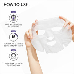 Dermasys Retinol Sheet Mask for acne marks, helping to fade dark spots and support uneven skin tone renewal.