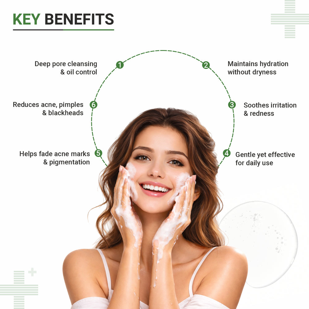 best salicylic acid face wash for pimples acne blackheads oily skin oil control deep cleansing face wash