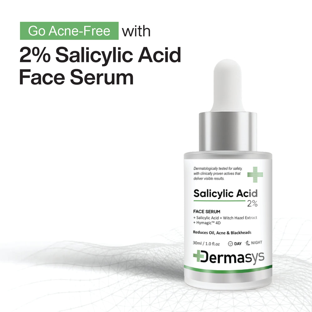 Derma Salicylic Acid Face Serum 30ml for acne, blackheads and clogged pores