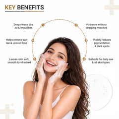 Dermasys pigmentation face wash for dark spots, dullness and uneven skin tone