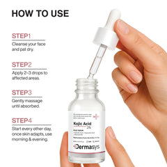 Gentle Kojic Acid Serum for Sensitive Skin and All Skin Types – Non Greasy Dermasys 10ml