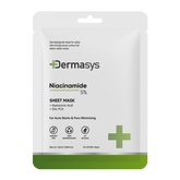 Niacinamide sheet mask for glowing skin and pore refinement