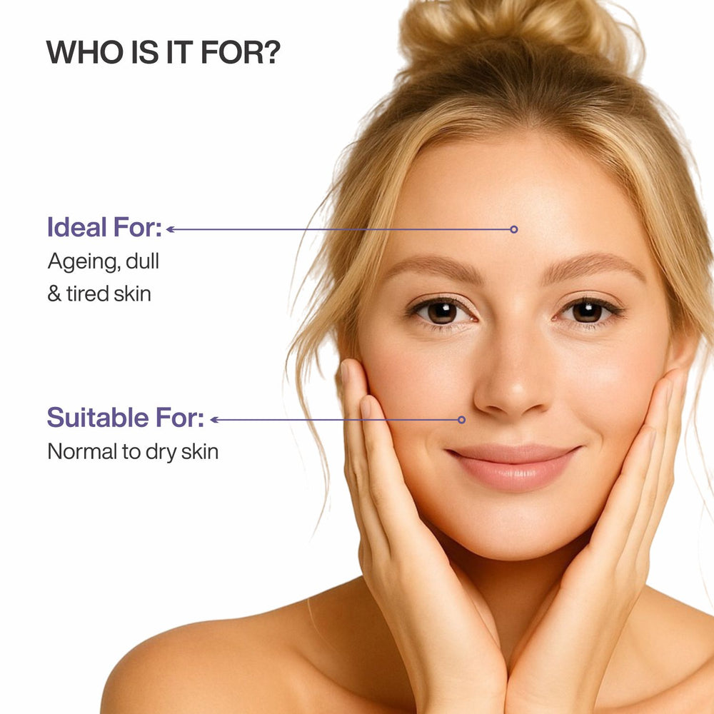 Hydrating, non-greasy Dermasys Retinol Sheet Mask suitable for oily, dry, and combination mature skin types.
