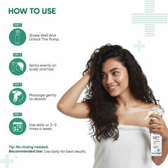 Natural Rosemary Scalp Spray for hair fall treatment – dermatologically tested, Dermasys