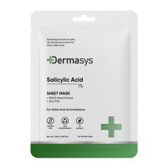 Salicylic Acid Face Sheet Mask for acne-prone and oily skin