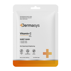 Vitamin C Face Sheet Mask for glowing and bright skin
