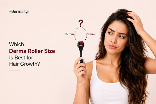  Which derma roller size is best for hair growth comparing 0.25mm, 0.5mm, 1mm and 1.5mm derma roller needle sizes