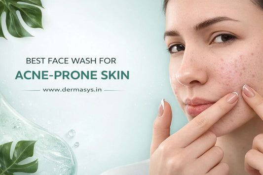 Dermasys best face wash for acne-prone skin dermatologist recommended cleanser for clear skin