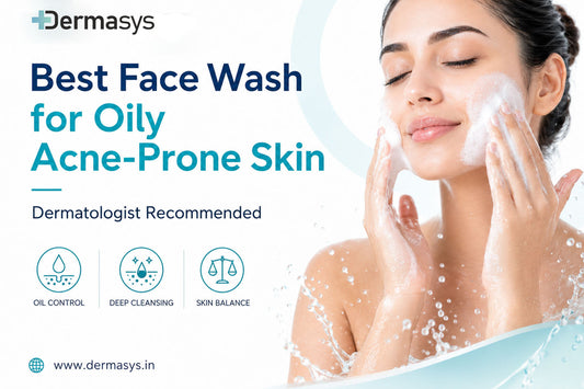  Best face wash for oily acne-prone skin dermatologist recommended by Dermasys for oil control, deep cleansing and skin balance
