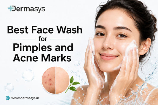 Best face wash for pimples and acne marks by Dermasys for oily and acne-prone skin