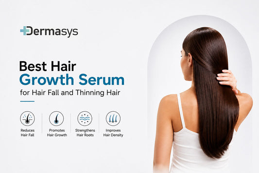 Best Hair Growth Serum for Hair Fall and Thinning Hair by Dermasys for stronger, fuller-looking hair