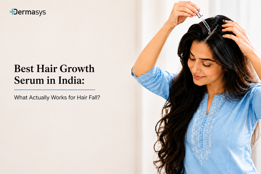 Best hair growth serum in India for hair fall, thinning hair and stronger roots by Dermasys