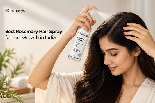 Best rosemary hair spray for hair growth in India by Dermasys