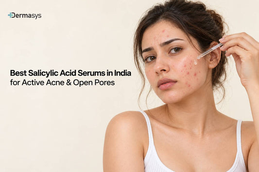 Dermasys 2% salicylic acid anti-acne face serum for active acne and open pores