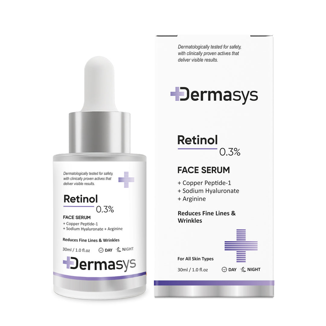 Dermasys Retinol Face Serum for wrinkles and fine lines