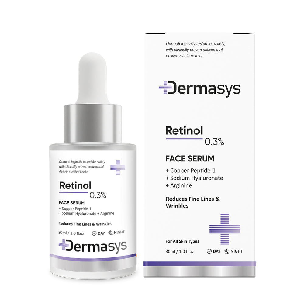 Dermasys Retinol Face Serum for wrinkles and fine lines