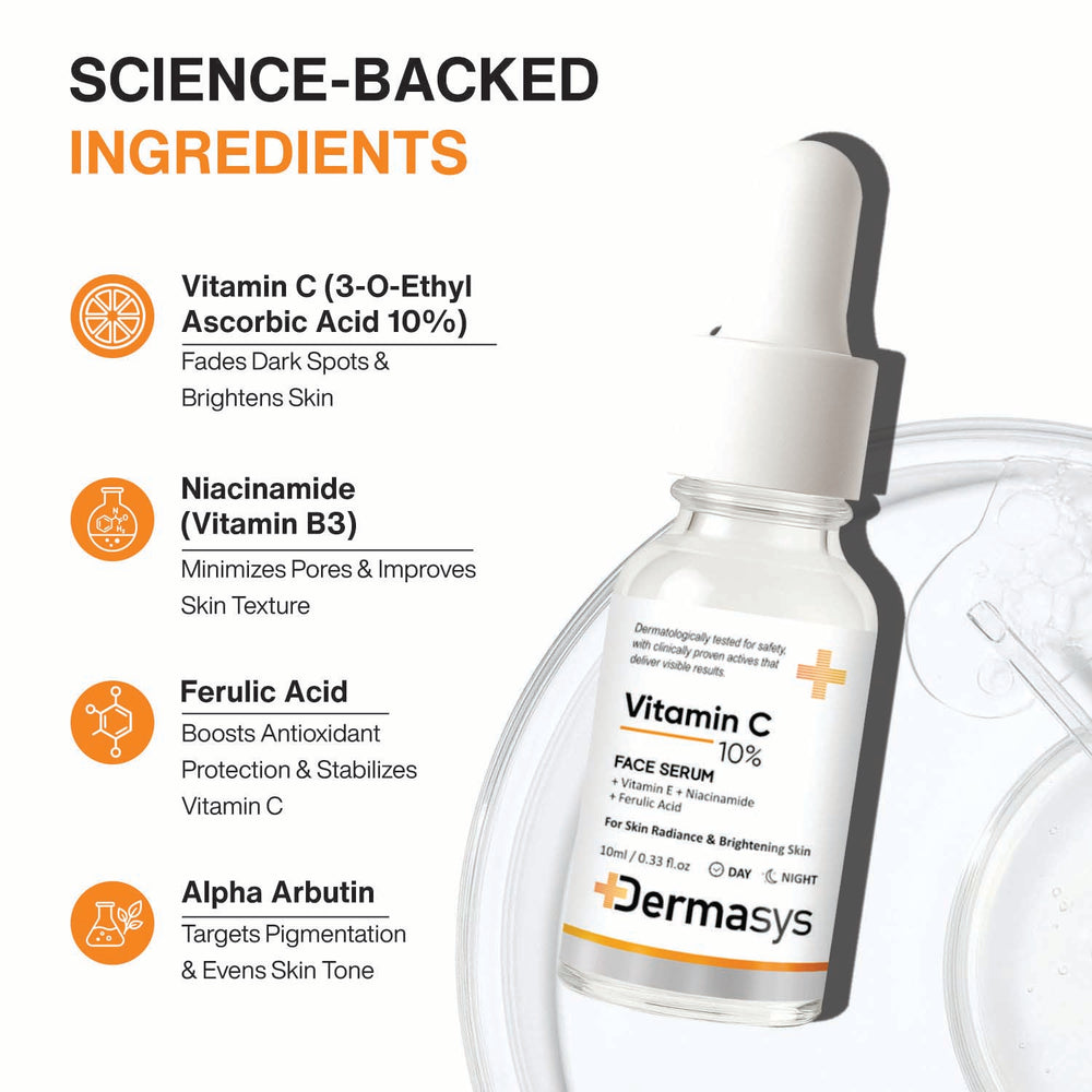 Best Vitamin C serum for face recommended by dermatologists for glowing skin
