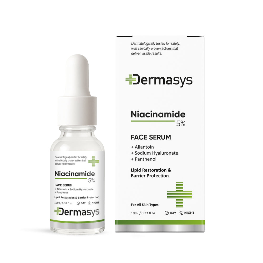 Dermasys 5% Niacinamide Face Serum for acne, pores and glowing skin