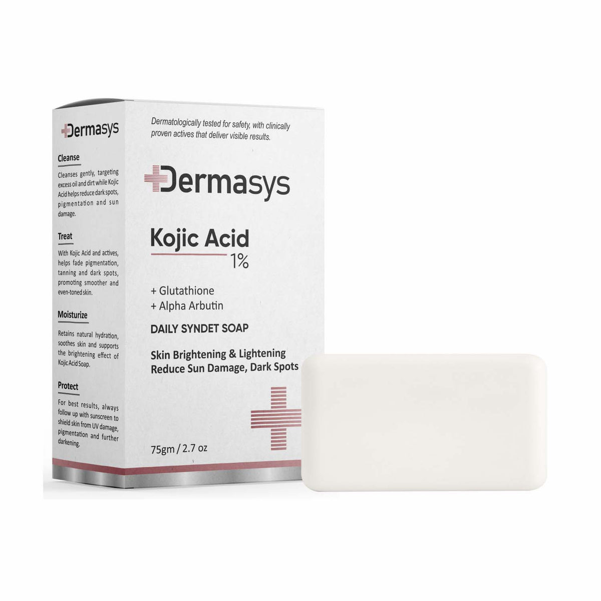 Kojic Acid 1% Soap for pigmentation control, dark spots reduction, and brighter even-toned skin