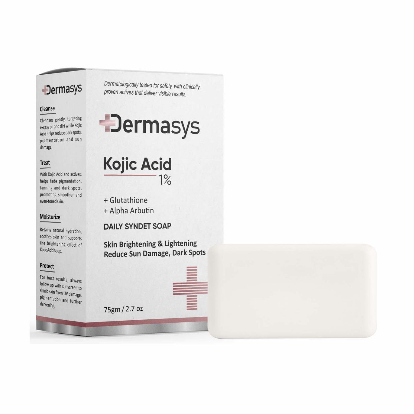 kojic acid glutathione daily syndet soap Shop Best Glutathione Tablets for Glowing Skin main image 0