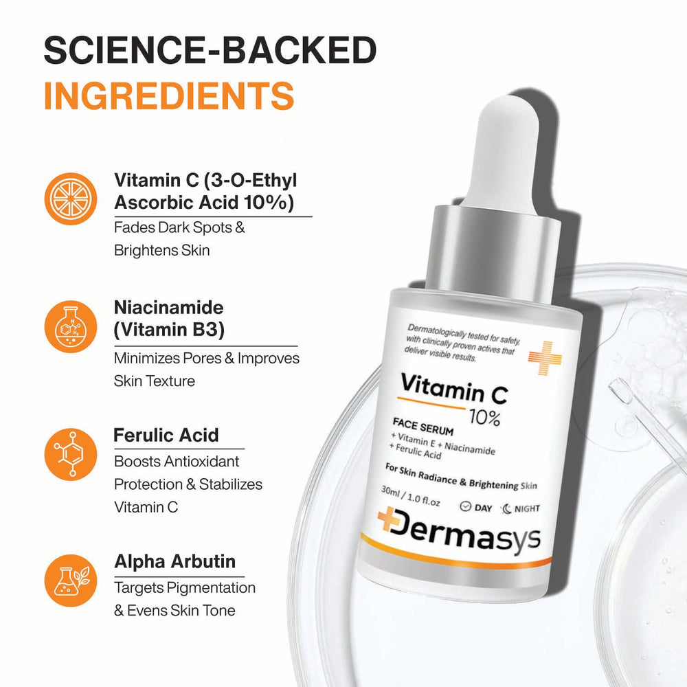 Best vitamin C serum for face to improve dull skin and pigmentation