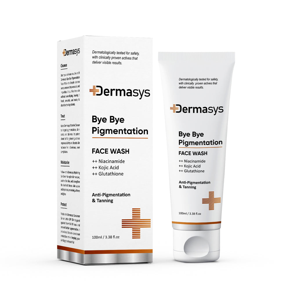 Dermasys Pigmentation Face Wash for dark spots, uneven skin tone and brightening
