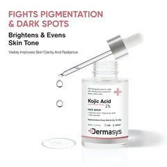 Derma Kojic Acid Face Serum 30ml – 2% Kojic Acid Serum for Pigmentation and Dark Spots