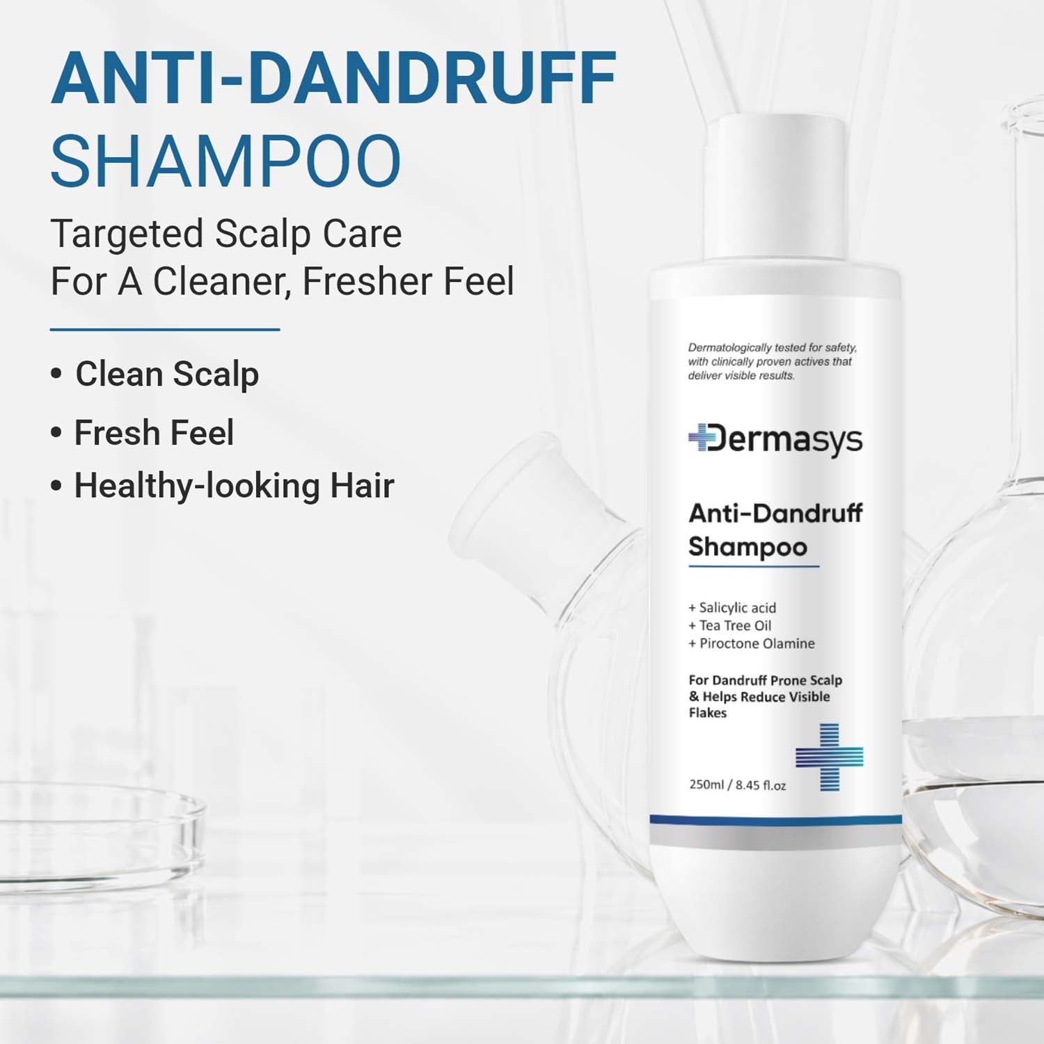 Dermasys Dandruff Shampoo for a clean, fresh-feeling scalp