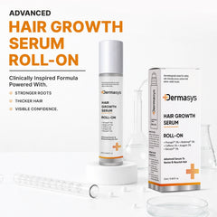Dermasys hair growth serum roll on for hair regrowth and anti hair fall treatment