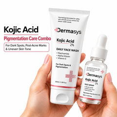 Dermasys Kojic Acid Face Wash and Serum Combo for dark spots, post-acne marks and uneven skin tone
3.