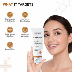 Dermasys Kojic Acid Pigmentation Face Wash 100ml for brighter and even-toned skin