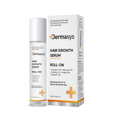 Dermasys Hair Growth Serum Roll On advanced hair growth serum for hair regrowth, root strengthening and thinning hair treatment