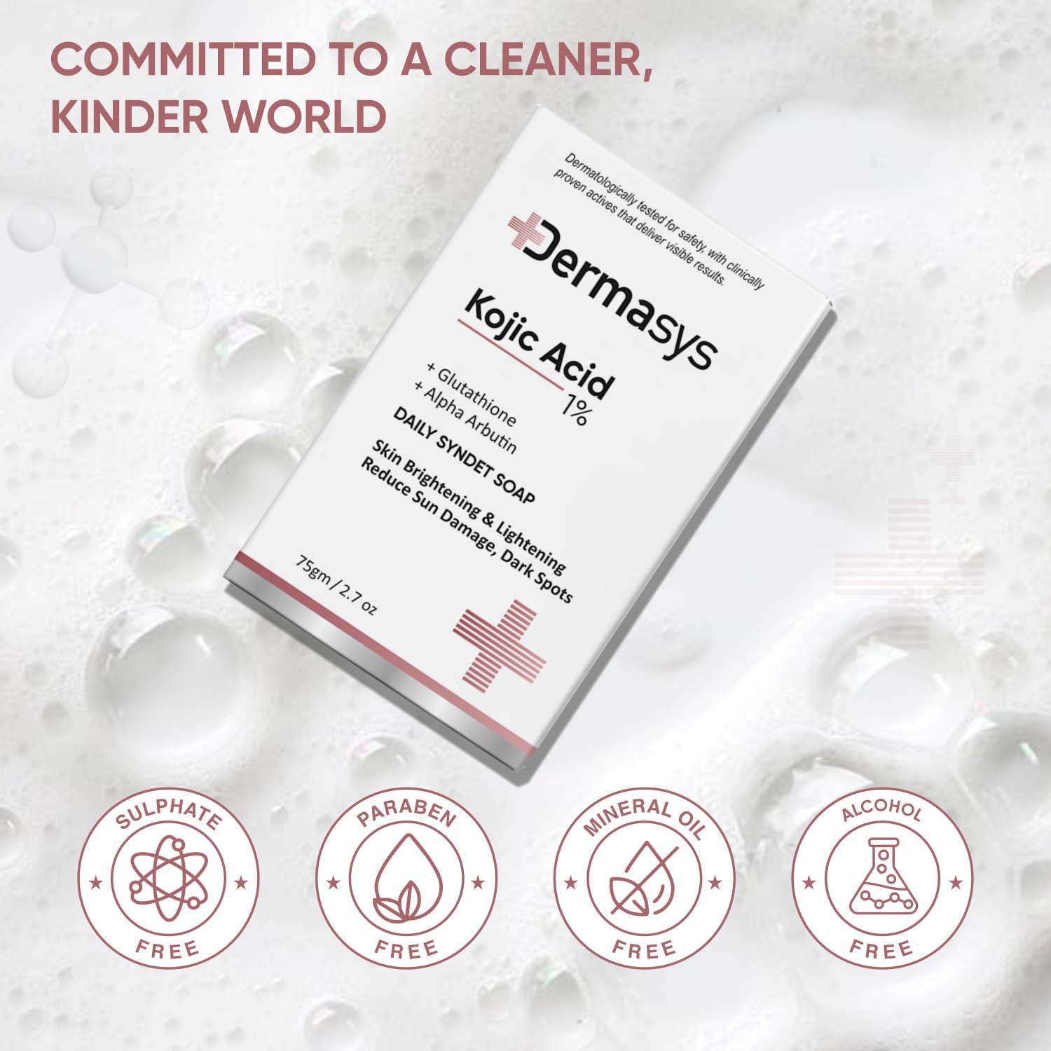 Dermatologist-recommended Kojic Acid 1% soap for pigmentation care and radiant skin