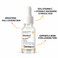 Benefits of Dermasys Vitamin C serum for dull skin, dark spots and even skin tone